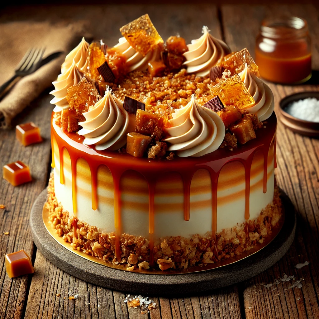 Caramel Crunch Cake